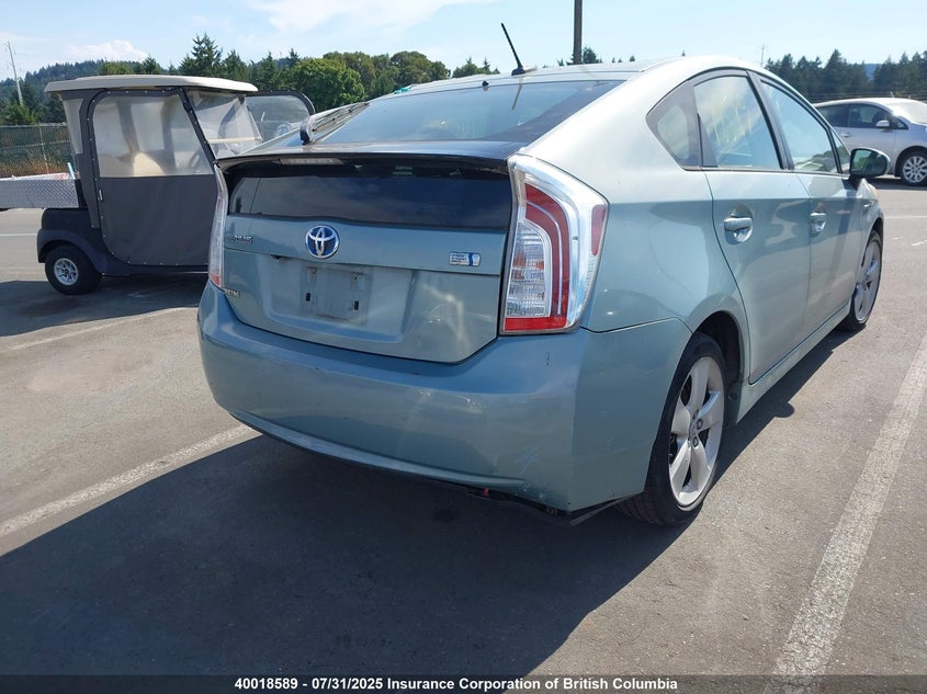 Vin: jtdkn3du3c5378457, lot: 30020948, toyota prius 20124