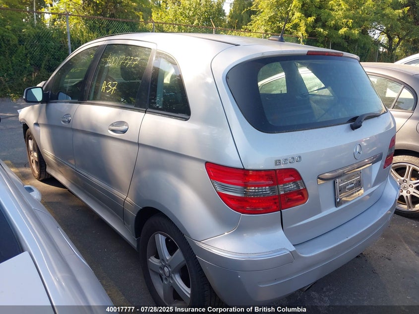 2008 Mercedes-Benz B200 VIN: WDDFH33X58J340737 Lot: 40017777