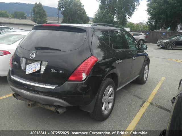2006 Nissan Murano Sl/Se/S VIN: JN8AZ08W36W542898 Lot: 40018841