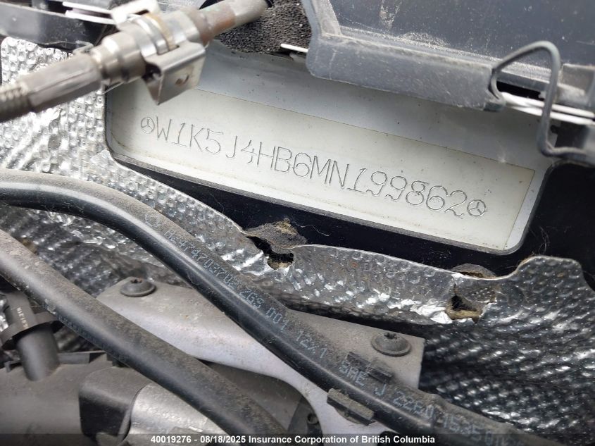 2021 Mercedes-Benz Cla 250 4Matic VIN: W1K5J4HB6MN199862 Lot: 40019276