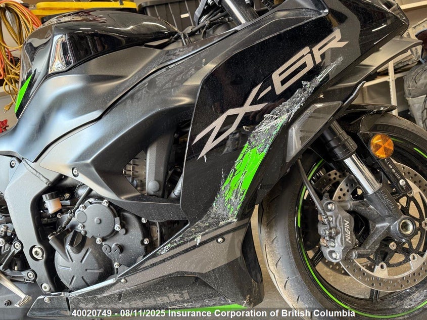 2025 Kawasaki Zx636 K VIN: 2BGS08199SA026379 Lot: 40020749