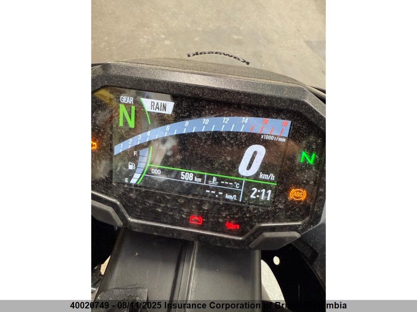 2025 Kawasaki Zx636 K VIN: 2BGS08199SA026379 Lot: 40020749