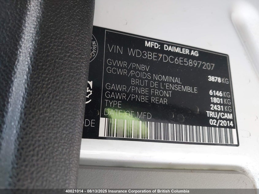 WD3BE7DC6E5897207 2014 MERCEDES-BENZ SPRINTER photo no. 18