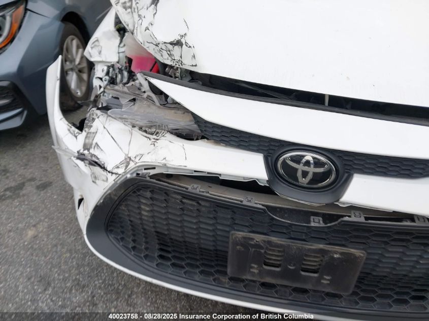 2021 Toyota Corolla Le VIN: 5YFBPMBE6MP262573 Lot: 40023758