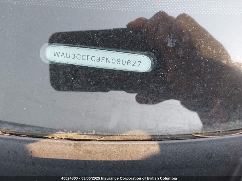 2014 Audi A7 VIN: WAU3GCFC9EN080627 Lot: 40024803