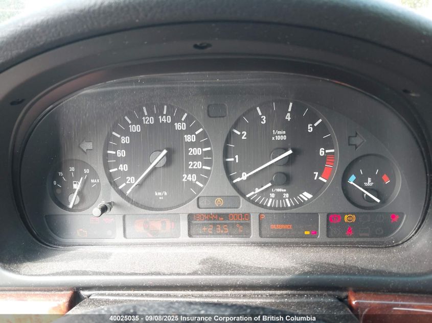 2000 BMW 528I VIN: WBADM6345YGV02218 Lot: 40025035