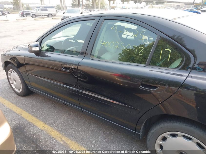 2007 Volvo S60 VIN: YV1RS592172621050 Lot: 40025078