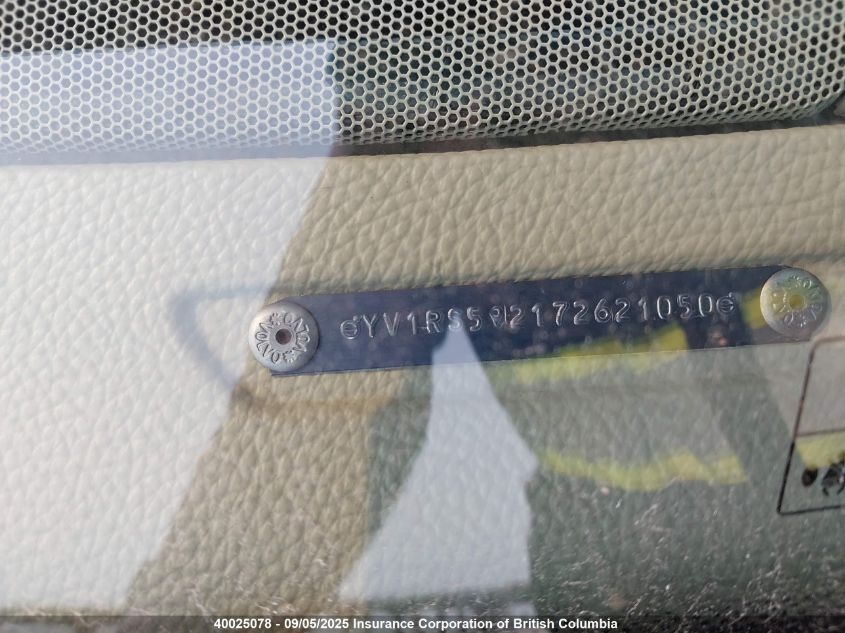 2007 Volvo S60 VIN: YV1RS592172621050 Lot: 40025078