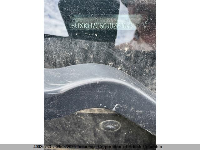 2018 BMW X6 VIN: 5UXKU2C50J0Z61049 Lot: 40025233