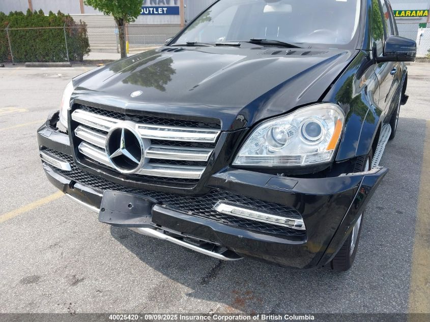 2011 Mercedes-Benz Gl 550 4Matic VIN: 4JGBF8GEXBA749386 Lot: 40025420