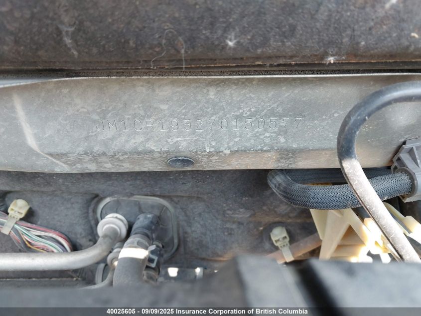 2007 Mazda 5 VIN: JM1CR193270150577 Lot: 40025605