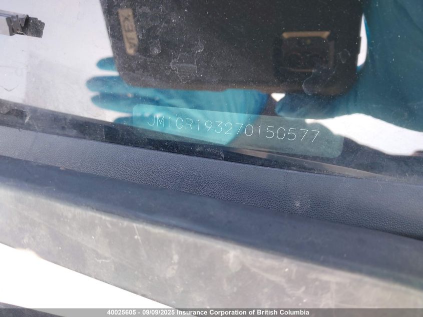 2007 Mazda 5 VIN: JM1CR193270150577 Lot: 40025605