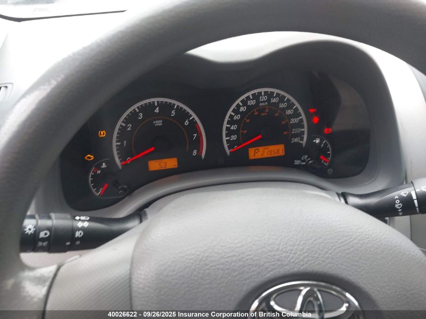 2009 Toyota Corolla S/Le/Xle VIN: 2T1BU40E59C102820 Lot: 40026622