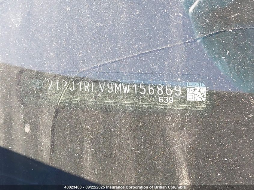 2021 Toyota Rav4 Adventure/Trd Off Road VIN: 2T3J1RFV9MW156869 Lot: 40023488