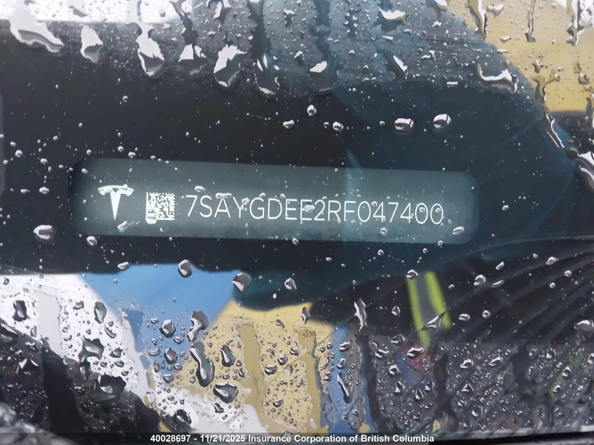 7SAYGDEE2RF047400 2024 TESLA MODEL Y photo no. 9
