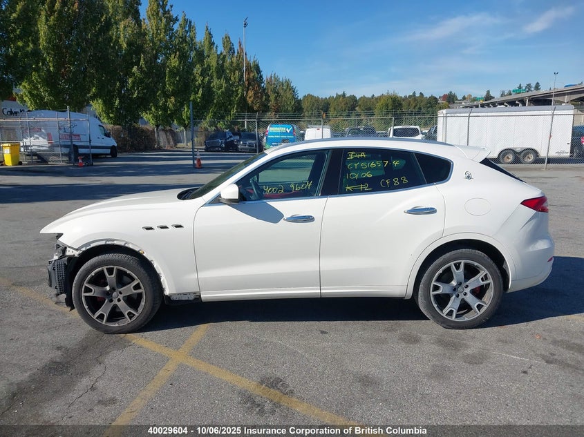 2017 MASERATI LEVANTE SPORT UTILITY VEHICLE 3.0L V6 FI DOHC 24V NF4