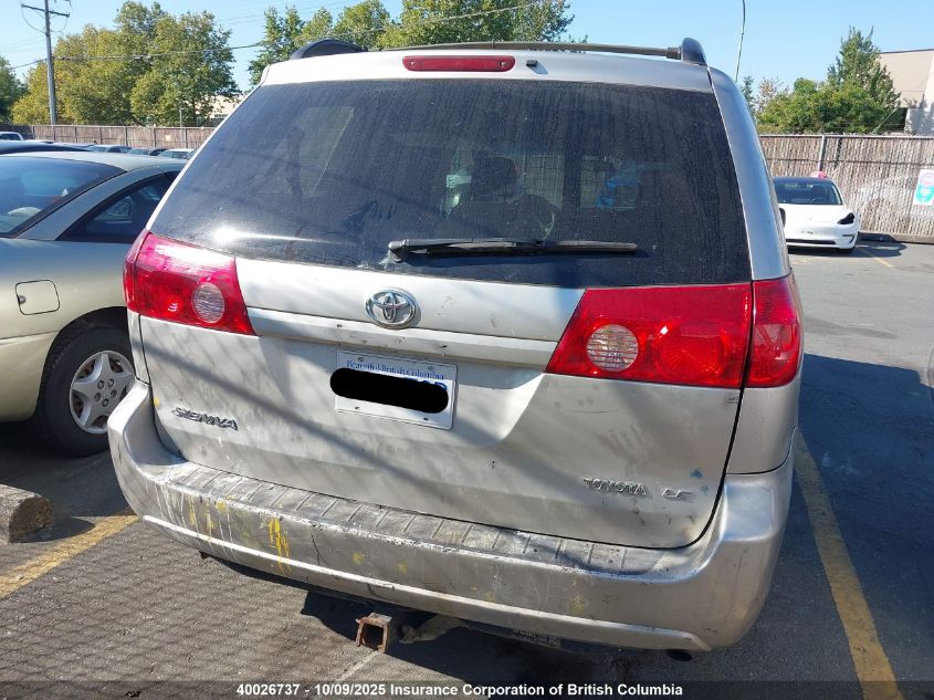2006 Toyota Sienna Ce/Le VIN: 5TDZA23C26S392944 Lot: 40026737