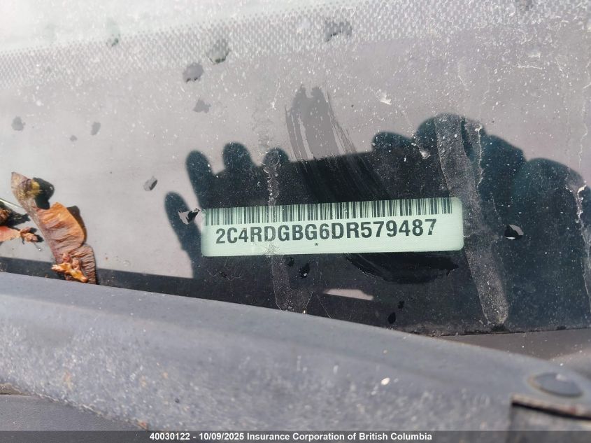 2013 Dodge Grand Caravan Se VIN: 2C4RDGBG6DR579487 Lot: 40030122