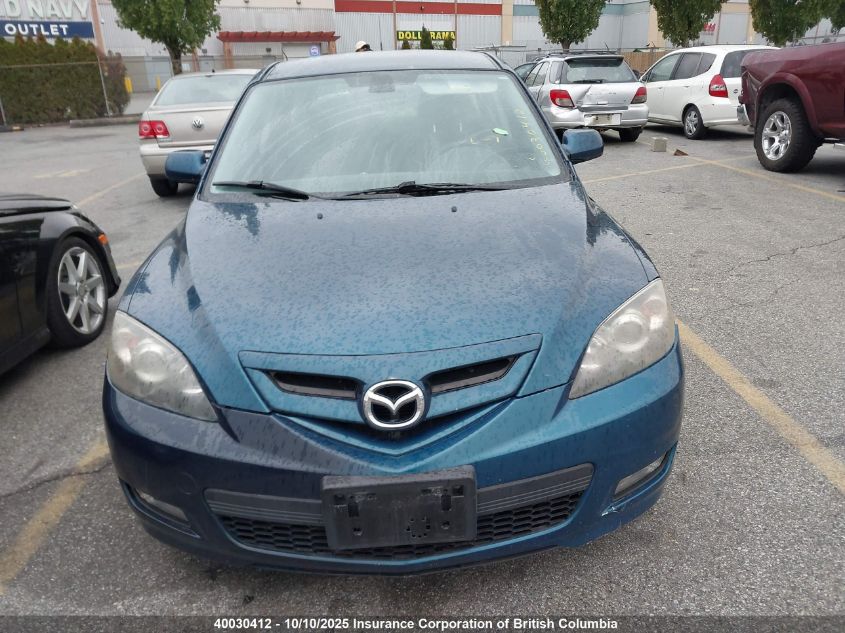 2008 Mazda 3 Hatchback VIN: JM1BK343781839495 Lot: 40030412