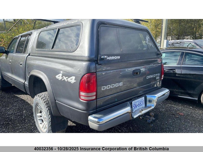 1D7HG48NX3S276674 2003 DODGE DAKOTA photo no. 2