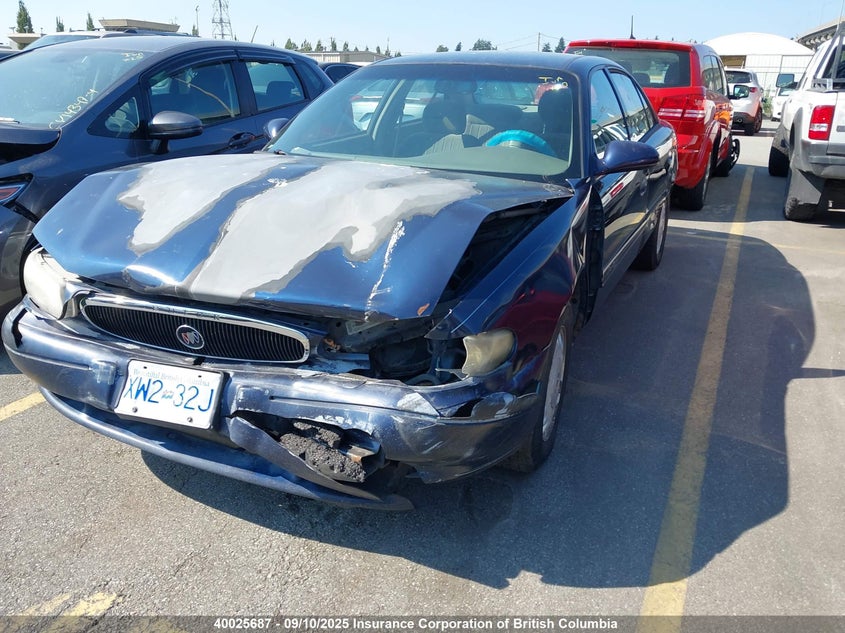 2G4WS52J811227669 2001 BUICK CENTURY photo no. 2