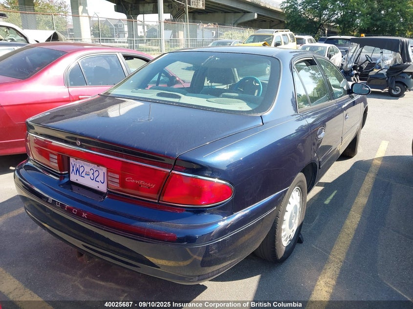 2G4WS52J811227669 2001 BUICK CENTURY photo no. 4