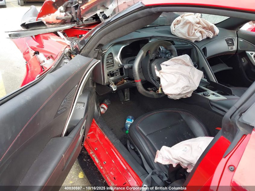 2019 Chevrolet Corvette Z06 3Lz VIN: 1G1YU2D63K5602973 Lot: 40030597