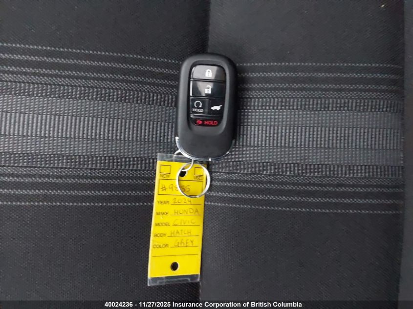 2024 Honda Civic Sport Touring VIN: 19XFL1H86RE401395 Lot: 40024236