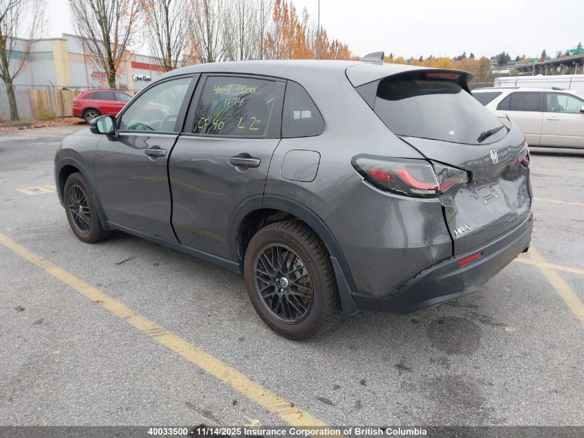 2024 Honda Hr-V VIN: 3CZRZ2H37RM101001 Lot: 40033500