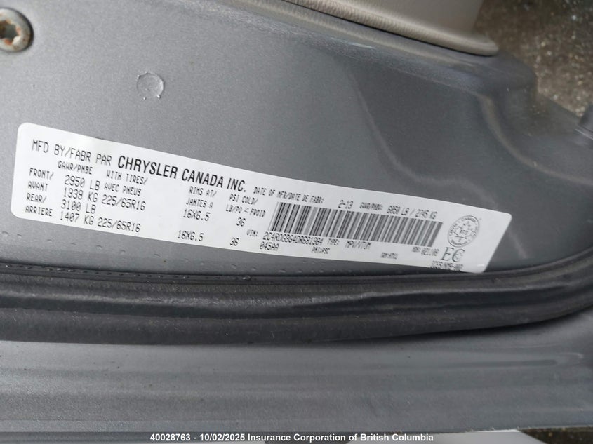 2C4RDGBG4DR681984 2013 DODGE CARAVAN photo no. 9