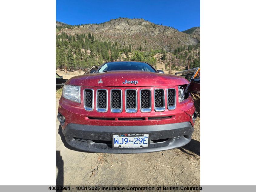 2012 Jeep Compass VIN: 1C4NJDAB7CD524625 Lot: 40033994