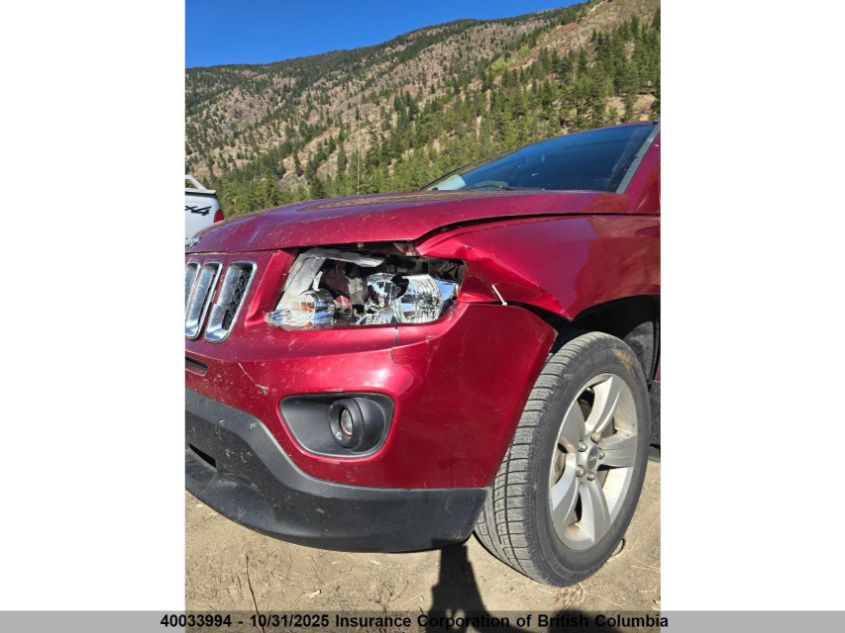 2012 Jeep Compass VIN: 1C4NJDAB7CD524625 Lot: 40033994