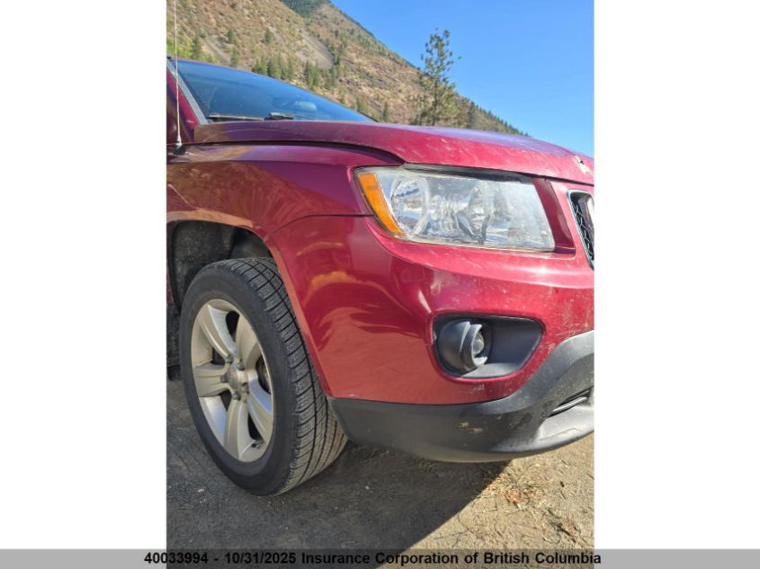 2012 Jeep Compass VIN: 1C4NJDAB7CD524625 Lot: 40033994