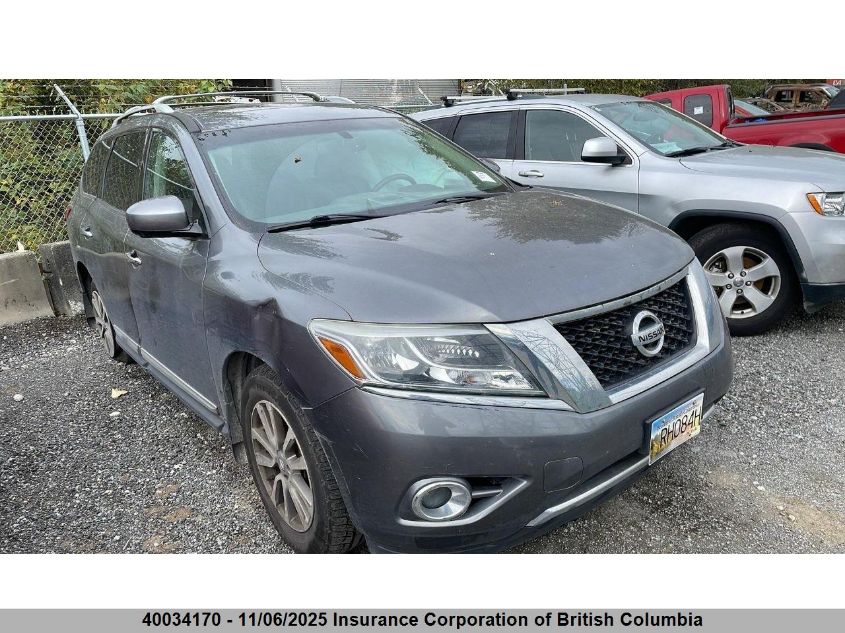 NISSAN PATHFINDER S/SV/SL/PLATINUM