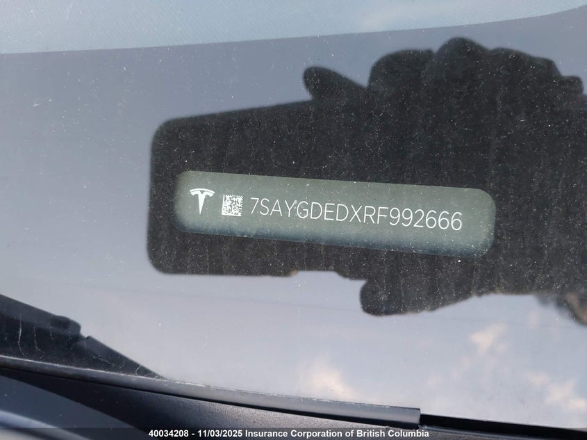 7SAYGDEDXRF992666 2024 TESLA MODEL Y photo no. 9