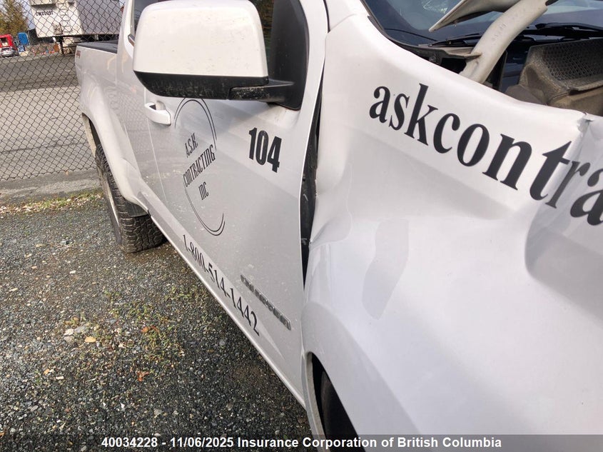 2019 Chevrolet Colorado VIN: 1GCHTBENXK1138085 Lot: 40034228