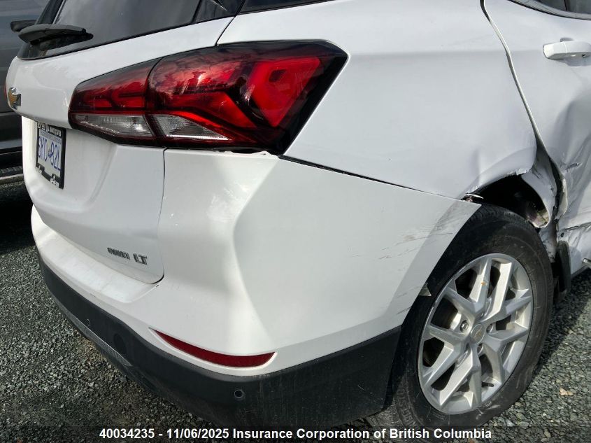 2022 Chevrolet Equinox Lt VIN: 3GNAXUEV6NL279192 Lot: 40034235