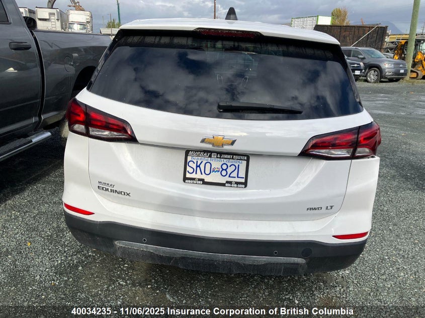 2022 Chevrolet Equinox Lt VIN: 3GNAXUEV6NL279192 Lot: 40034235