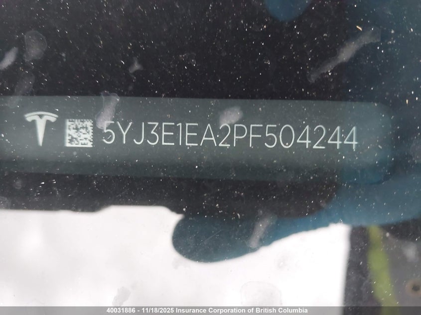 5YJ3E1EA2PF504244 2023 TESLA MODEL 3 photo no. 9