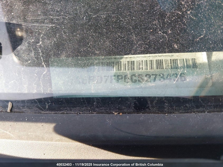 2012 Dodge Ram 1500 St VIN: 1C6RD7FP6CS273436 Lot: 40032403