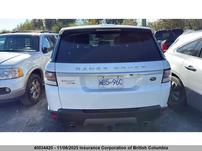 2015 Land Rover Range Rover Sport Se VIN: SALWG2VF5FA515019 Lot: 40034420