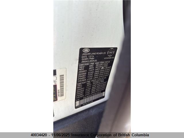 2015 Land Rover Range Rover Sport Se VIN: SALWG2VF5FA515019 Lot: 40034420