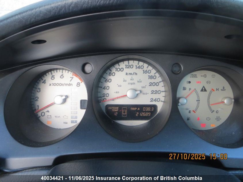 2003 Acura 3.2Cl VIN: 19UYA427X3A800614 Lot: 40034421