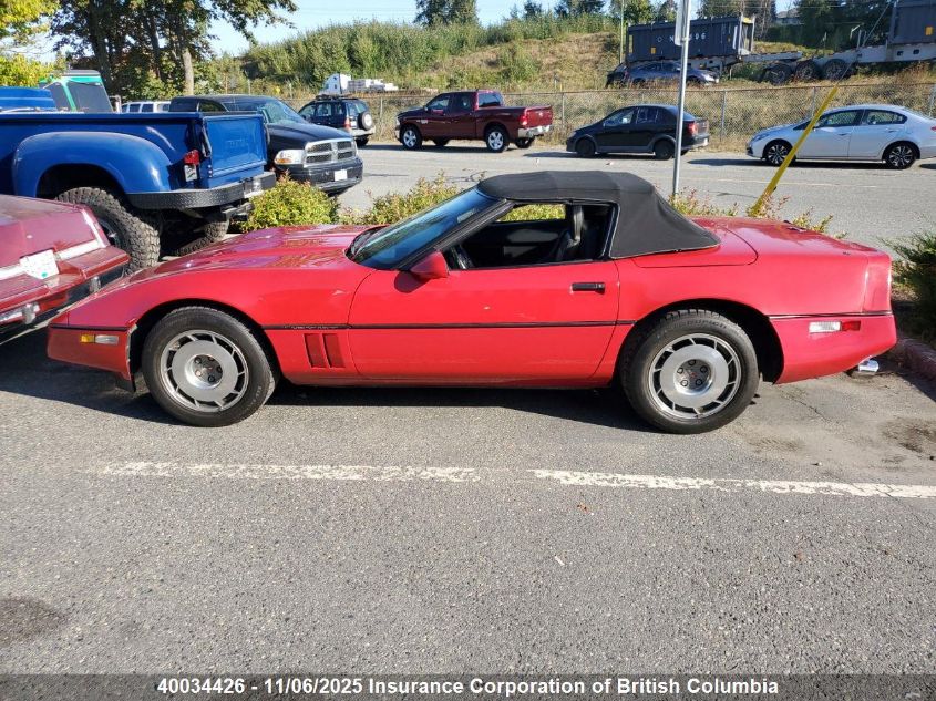 1987 Chevrolet Corvette VIN: 1G1YY3185H5121180 Lot: 40034426