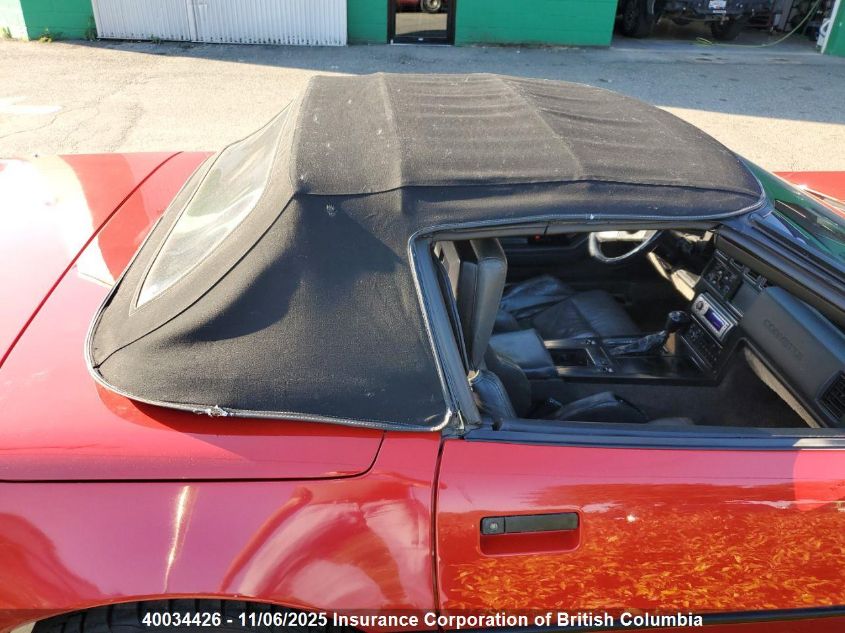 1987 Chevrolet Corvette VIN: 1G1YY3185H5121180 Lot: 40034426