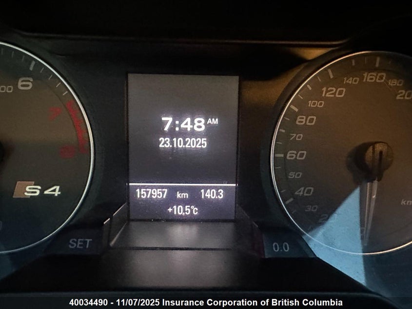 2012 Audi S4 VIN: WAUFGCFL3CA116863 Lot: 40034490