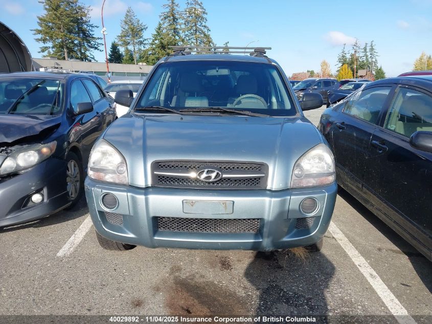 2008 Hyundai Tucson Gls VIN: KM8JM12B58U752693 Lot: 40029892