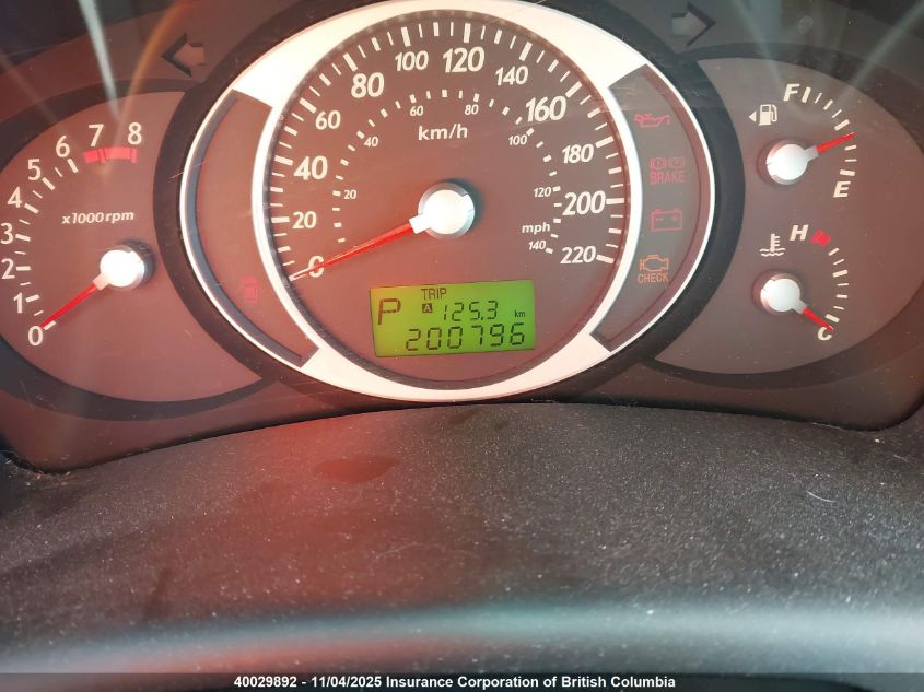 2008 Hyundai Tucson Gls VIN: KM8JM12B58U752693 Lot: 40029892