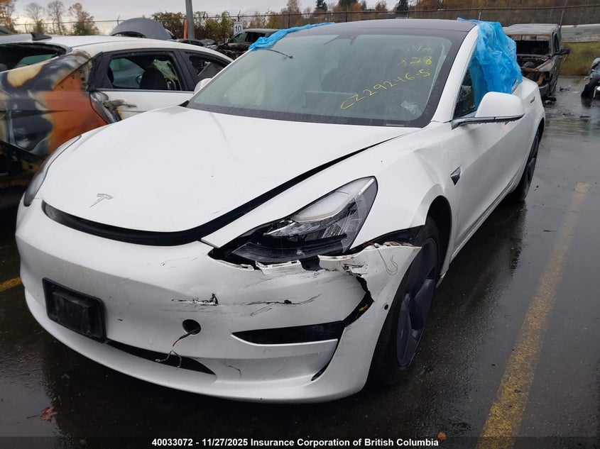 5YJ3E1EA3LF715866 2020 TESLA MODEL 3 photo no. 2