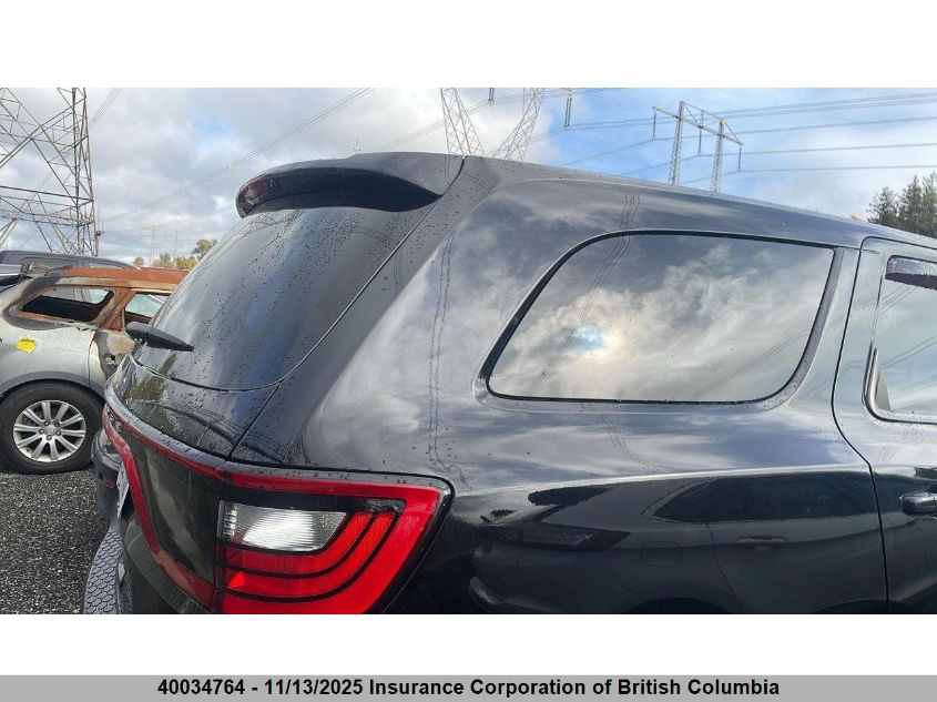 2018 Dodge Durango Gt VIN: 1C4RDJDG3JC272048 Lot: 40034764